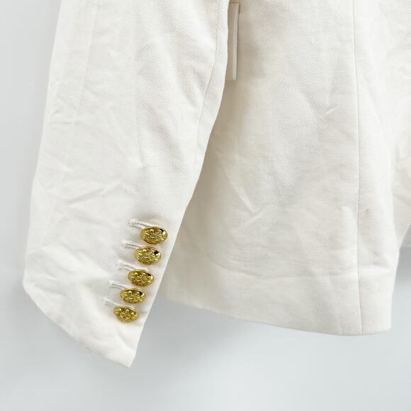 Veronica Beard Womens Career‎ Miller Dickey Linen Double Breasted Blazer Jacket - Picture 8 of 12